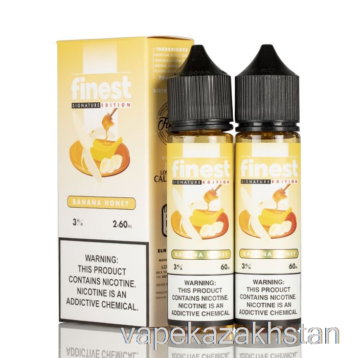 Vape Kazakhstan Banana Honey - The Finest Signature Edition - 120mL 6mg